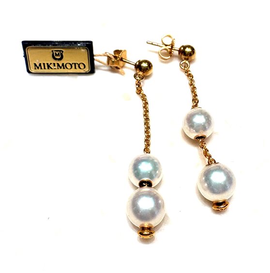 Orecchini Sommer Donna MIKIMOTO in Oro giallo Perla PIM4-OW - PIM4-OW